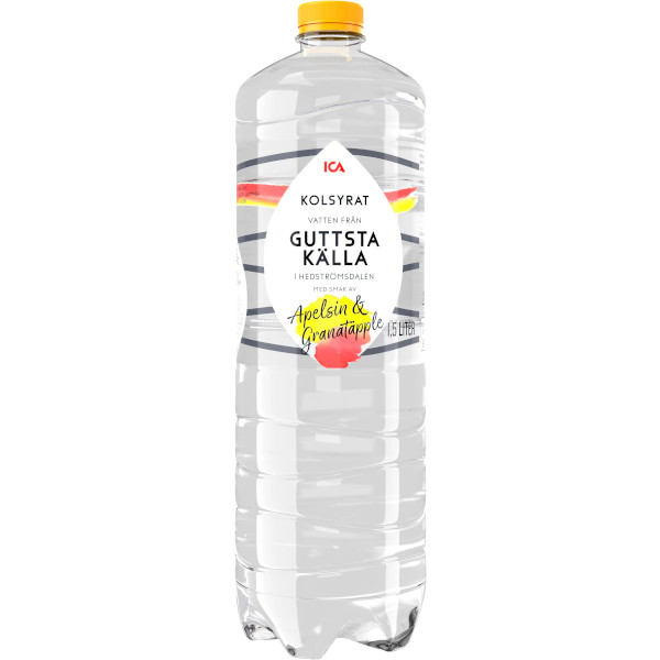 ICA Vatten Kolsyrat Apelsin & Granatäpple