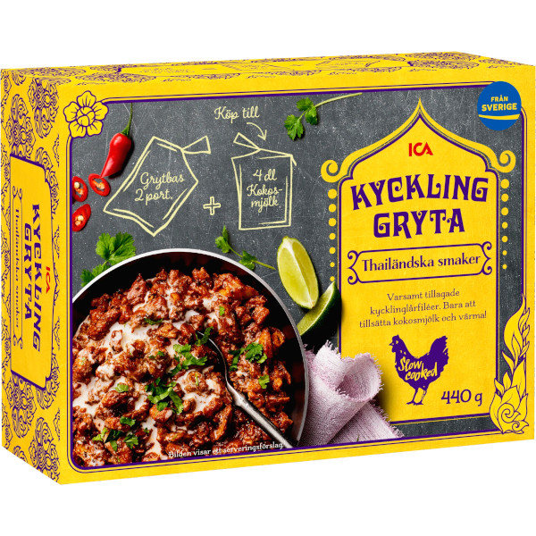 ICA Kycklinggryta Thailändska Smaker