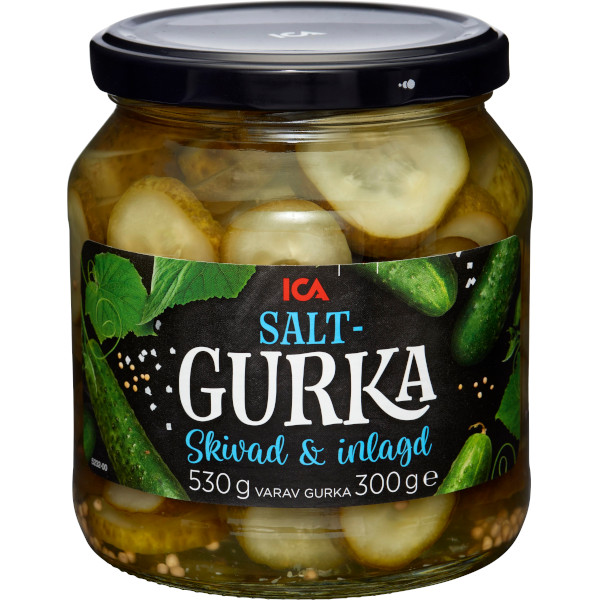 ICA Saltgurka Skivad