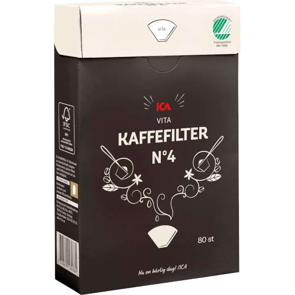 ICA Kaffefilter Vita No4