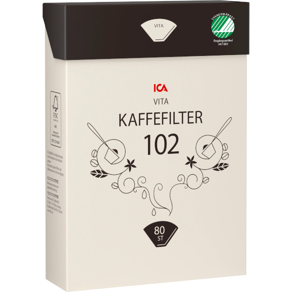 ICA Kaffefilter Vita 102
