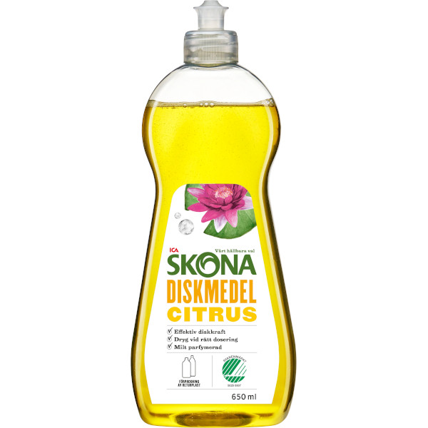 ICA Skona Diskmedel Citrus