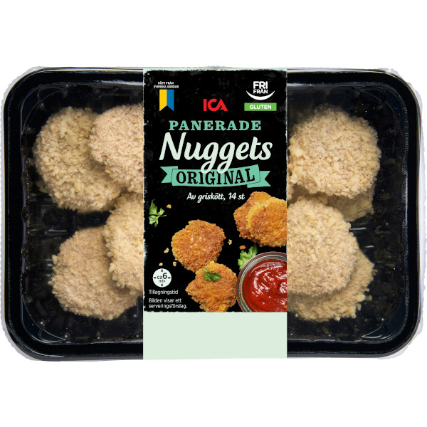 ICA Nuggets Griskött Panerade