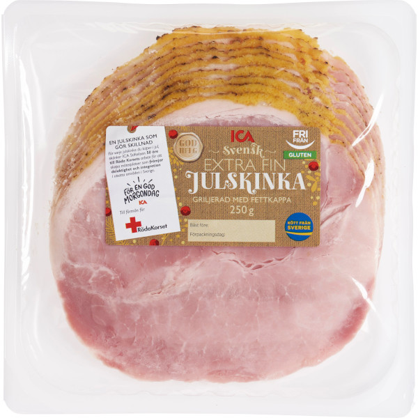 ICA Julskinka Griljerad Extra Fin Skivor