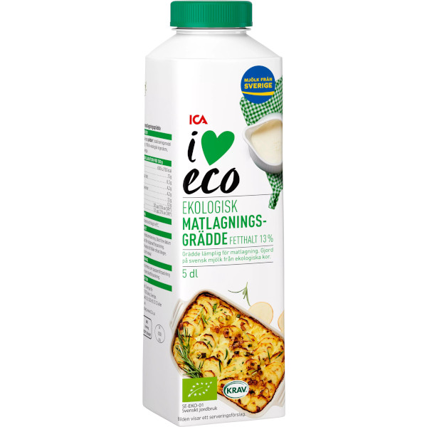 ICA I Love Eco Matlagningsgrädde Ekologisk
