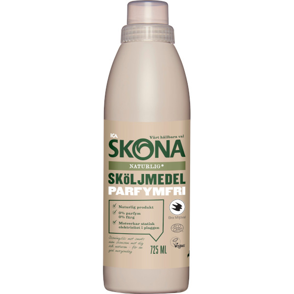 ICA Skona Sköljmedel Naturlig Parfymfri