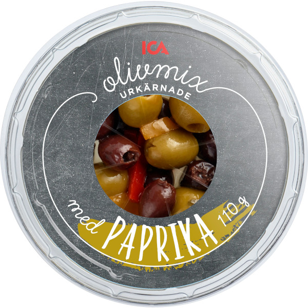 ICA Olivmix Paprika Urkärnade