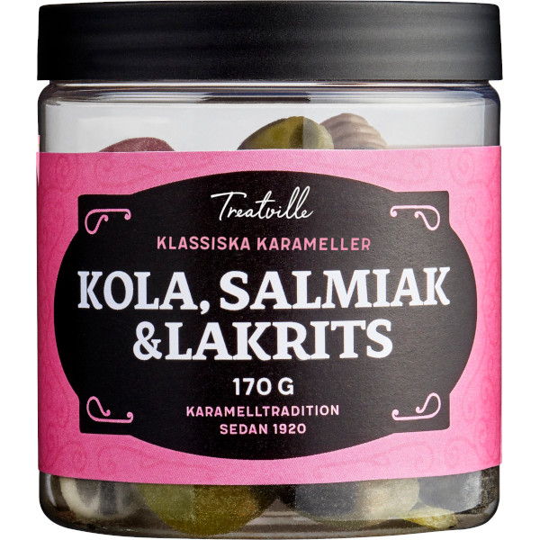 Treatville Karameller Kola/Salmiak/Lakrits