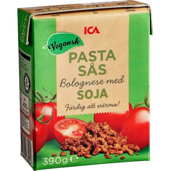 ICA Pastasås Vegansk Bolognese Soja