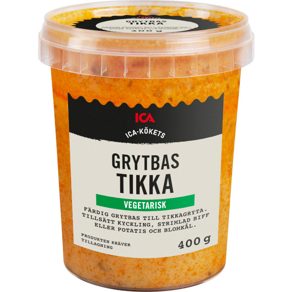 ICA Grytbas Tikka Vegetarisk