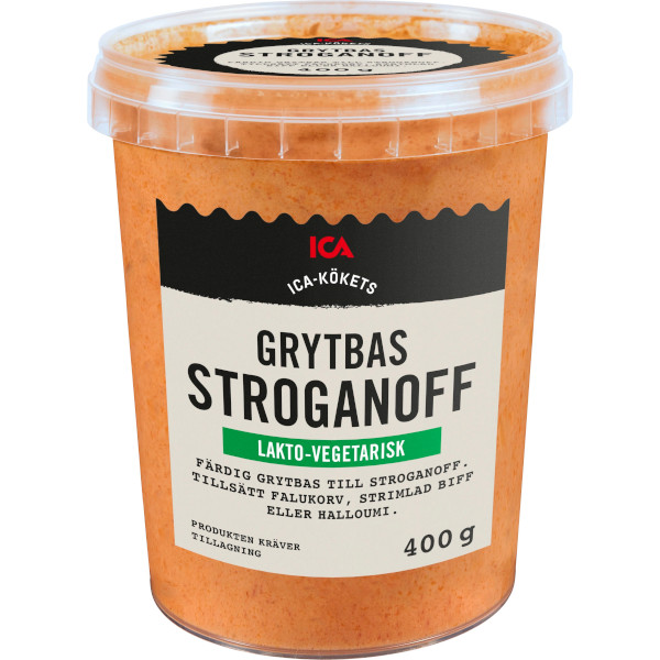 ICA Grytbas Stroganoff Lakto-Vegetarisk