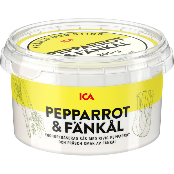 ICA Yoghurtsås Pepparrot & Fänkål