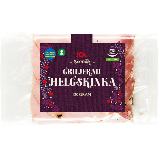 ICA Helgskinka Griljerad Skivor