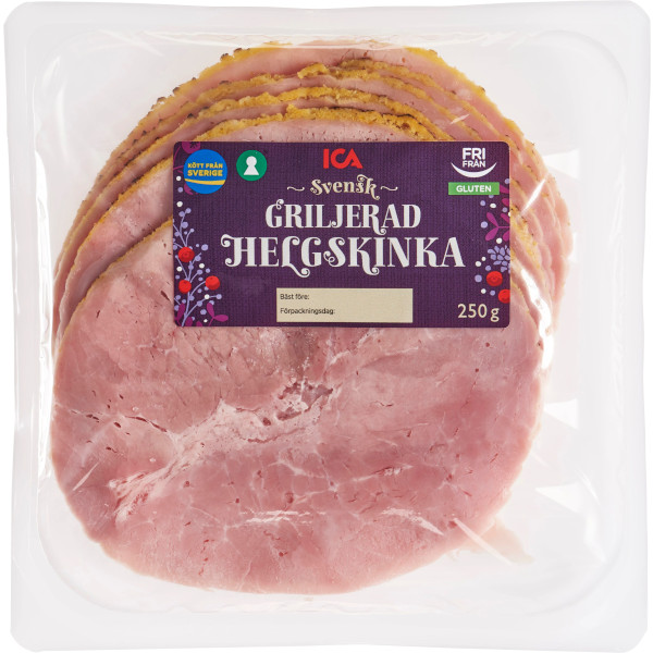 ICA Helgskinka Griljerad Skivor