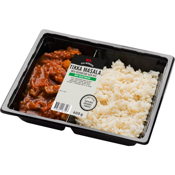 ICA Tikka Masala Vegobitar & Ris