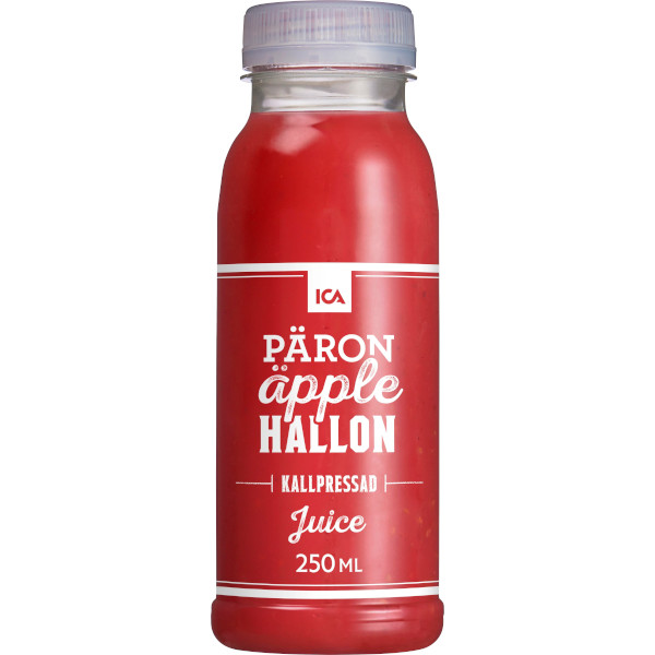 ICA Kallpressad Juice Päron/Äpple/Hallon