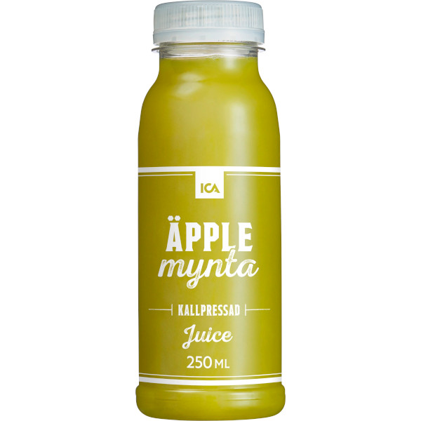 ICA Kallpressad Juice Äpple/Mynta