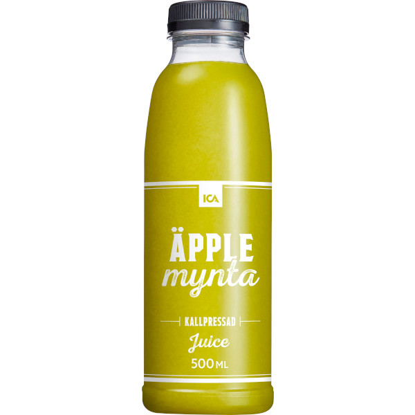 ICA Kallpressad Juice Äpple/Mynta