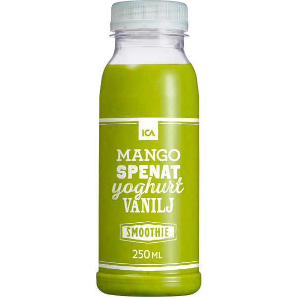 ICA Smoothie Mango/Spenat/Yoghurt/Vanilj