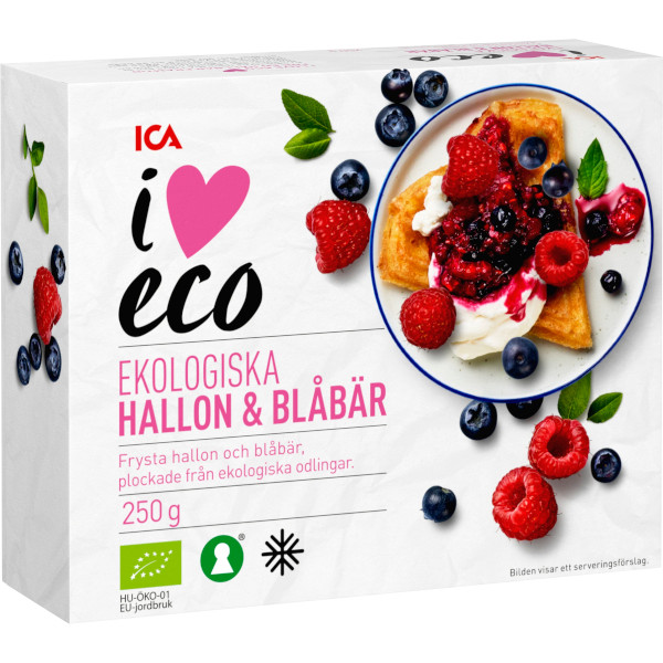 ICA I Love Eco Hallon & Blåbär Ekologiska