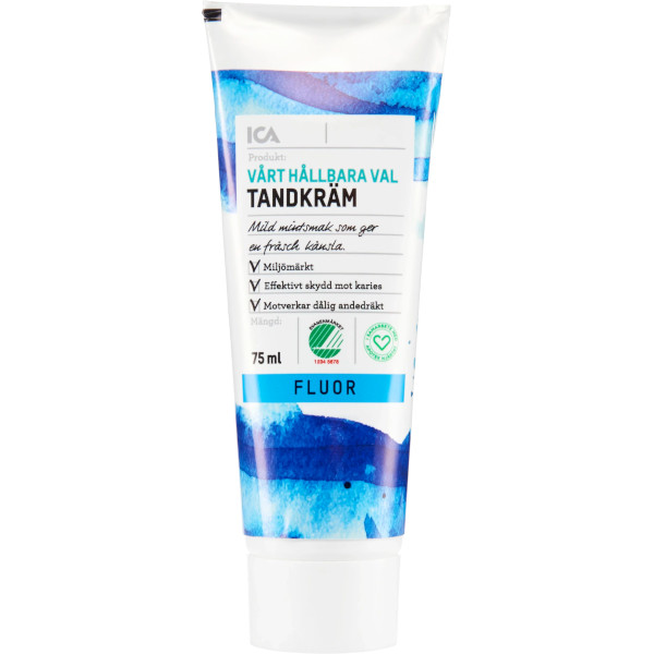 ICA Apotek Hjärtat Tandkräm Fluor