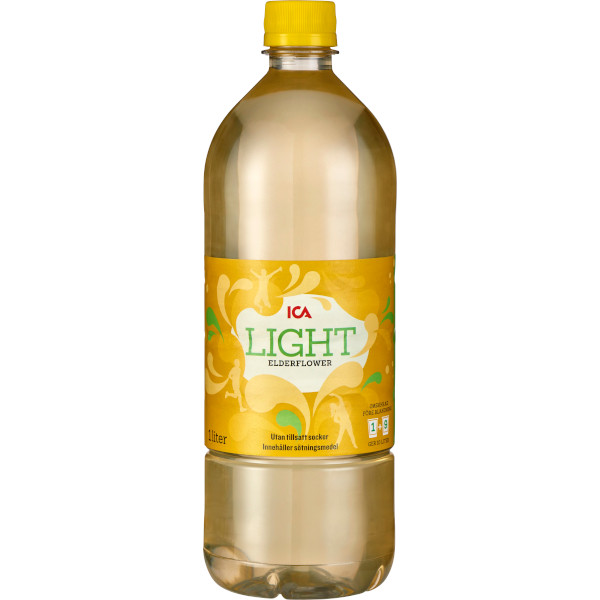 ICA Lättdryck Light Elderflower