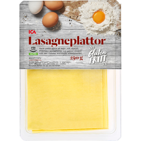 ICA Lasagneplattor Glutenfria
