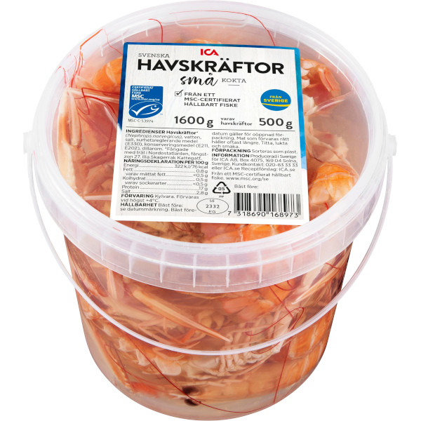 ICA Havskräftor Små Kokta
