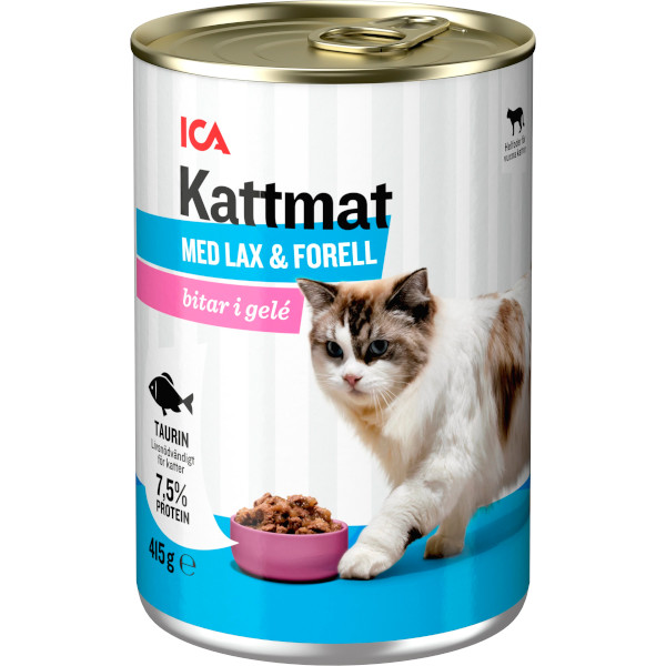 ICA Kattmat Bitar I Gelé Lax & Forell