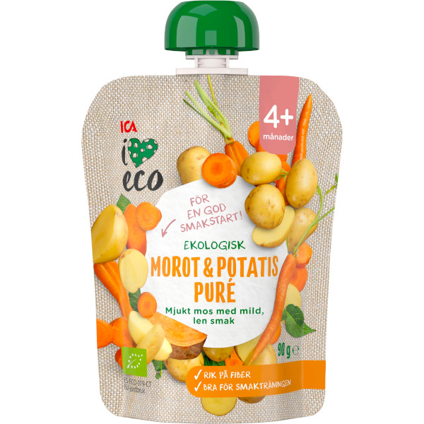 ICA I Love Eco Morot & Potatispuré Ekologisk