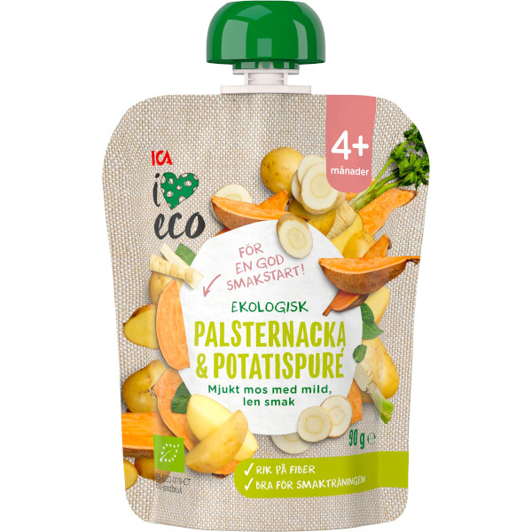 ICA I Love Eco Palsternacka & Potatispuré Ekologisk