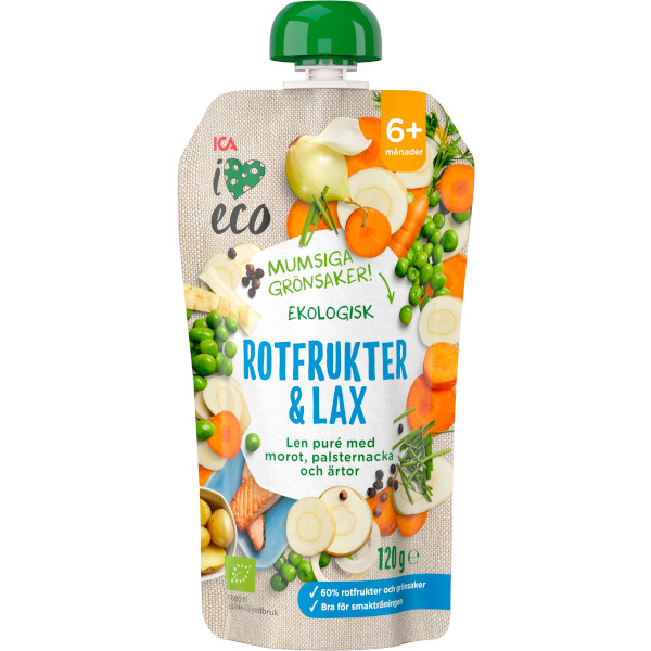 ICA I Love Eco Rotfrukter & Lax Ekologisk