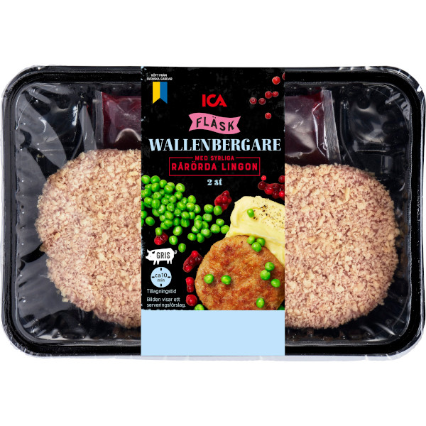 ICA Wallenbergare Fläsk & Rårörda Lingon
