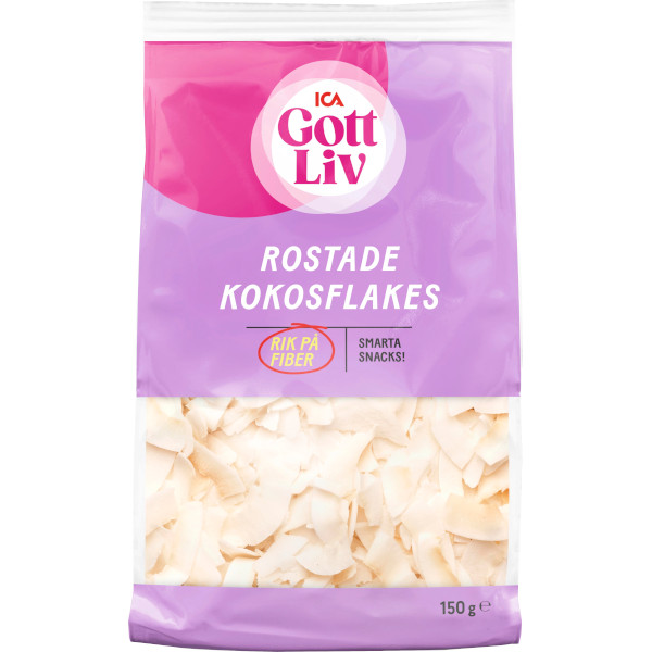 ICA Gott Liv Kokosflakes Rostade