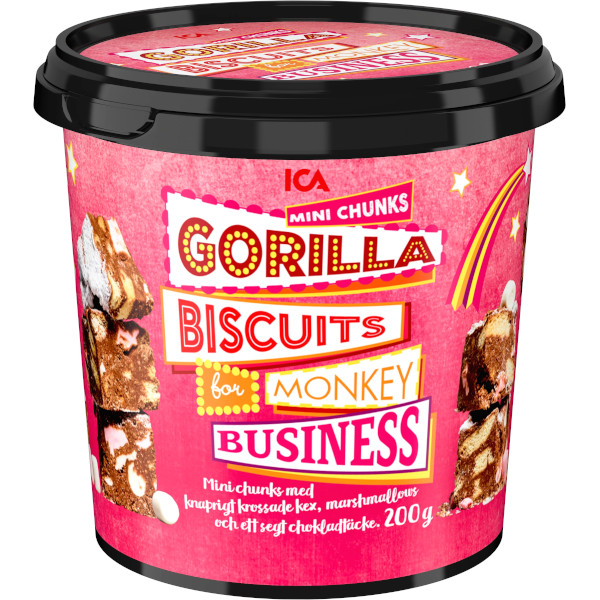 ICA Mini Chunks Gorilla Biscuits For Monkey Business