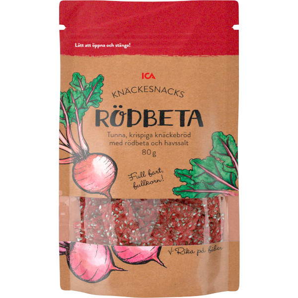 ICA Knäckesnacks Rödbeta