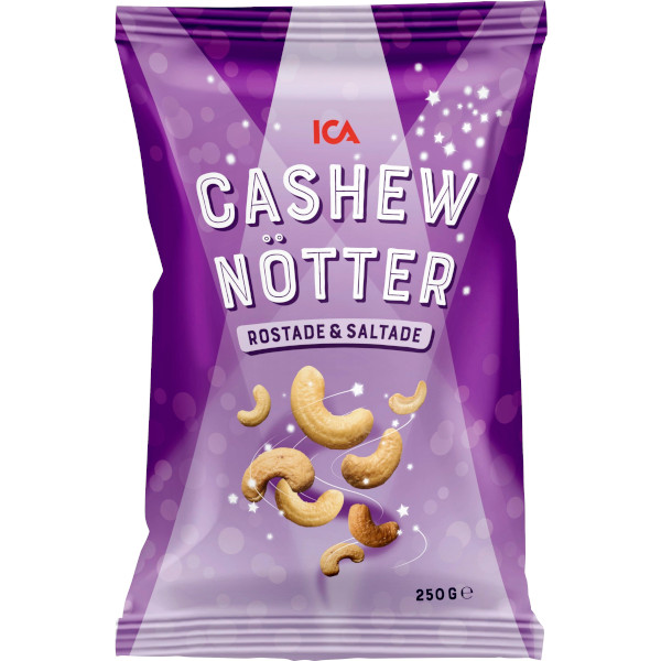 ICA Cashewnötter Rostade & Saltade