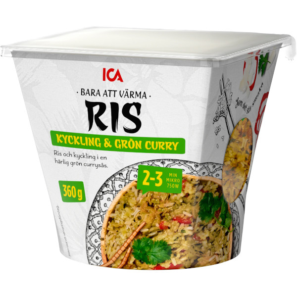 ICA Ris Kyckling & Grön Curry