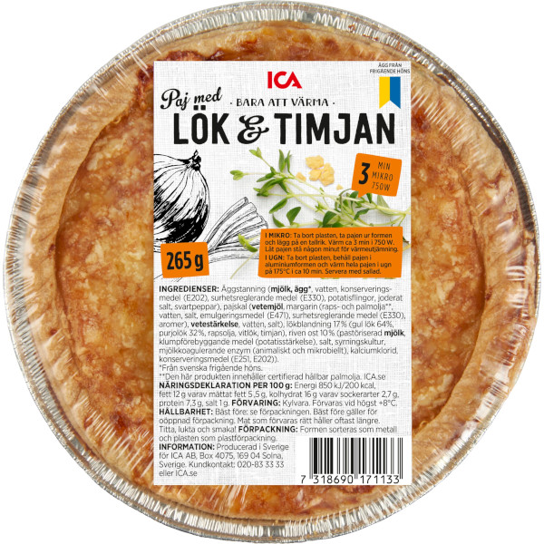 ICA Paj Lök & Timjan