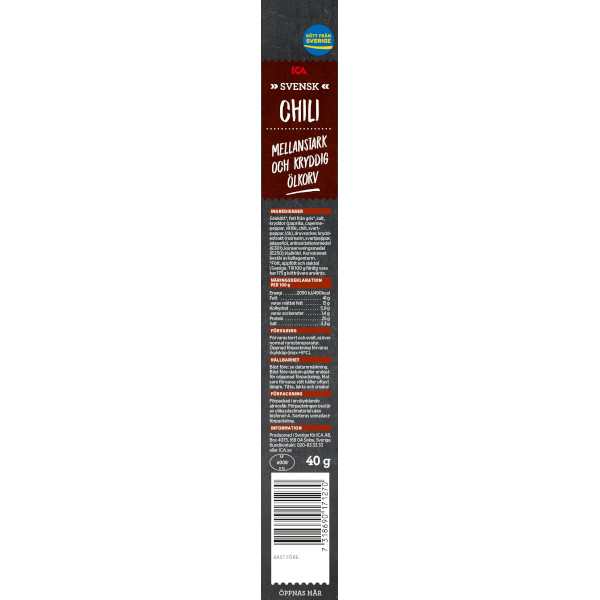 ICA Ölkorv Chili
