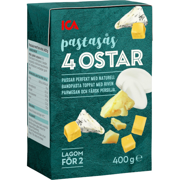 ICA Pastasås 4 Ostar