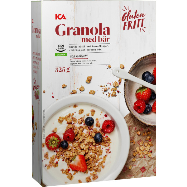 ICA Granola Bär Glutenfri