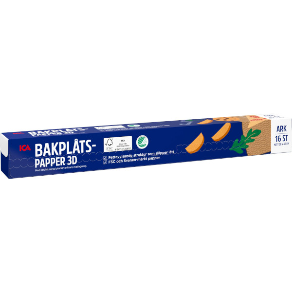 ICA Bakplåtspapper 3D