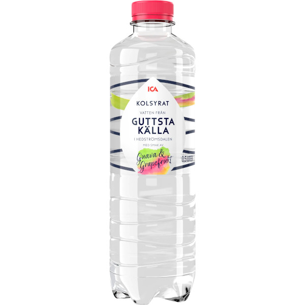 ICA Vatten Kolsyrat Guava & Grapefrukt