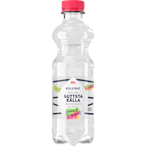 ICA Vatten Kolsyrat Guava & Grapefrukt