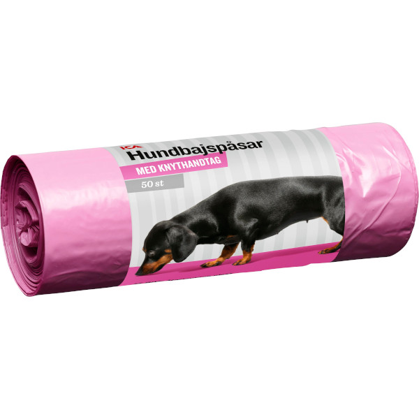 ICA Hundbajspåsar Rosa
