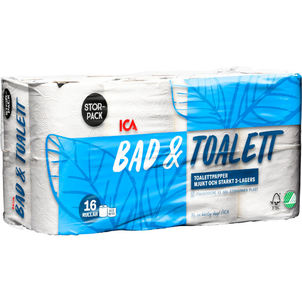 ICA Toalettpapper Bad & Toalett