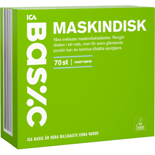 ICA Basic Maskindisktabletter
