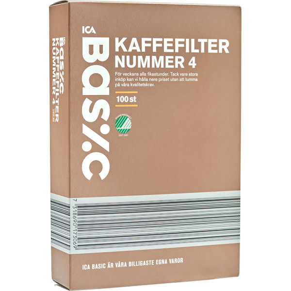 ICA Basic Kaffefilter Nr 4