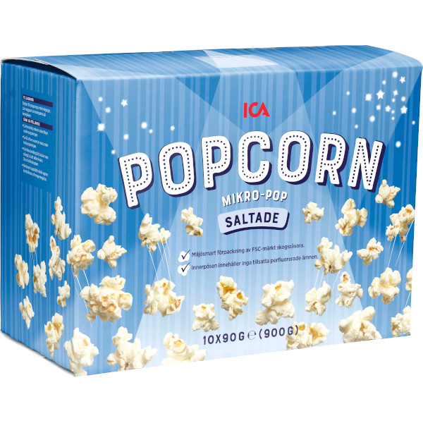 ICA Popcorn Mikro-Pop Saltade